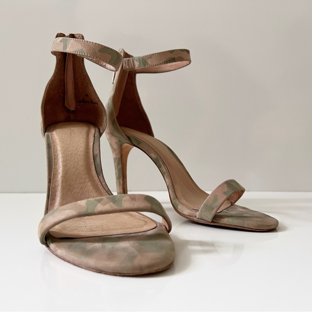 Joie Camo Strappy Stiletto Sz. 36.5 (fits like a 6)